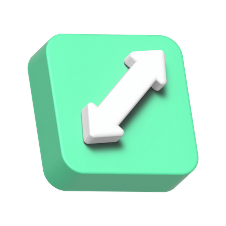 크기 조정 화살표  3D Icon