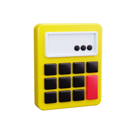 계산자  3D Icon
