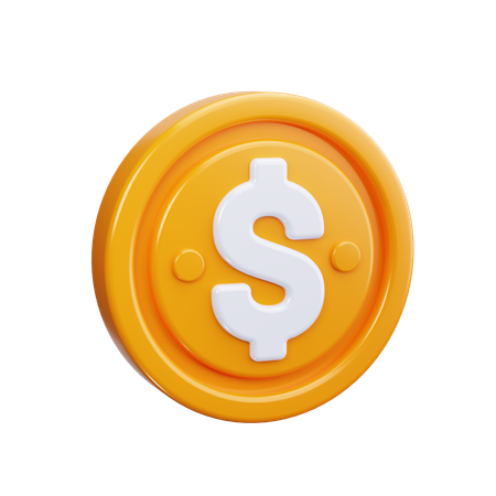 동전  3D Icon