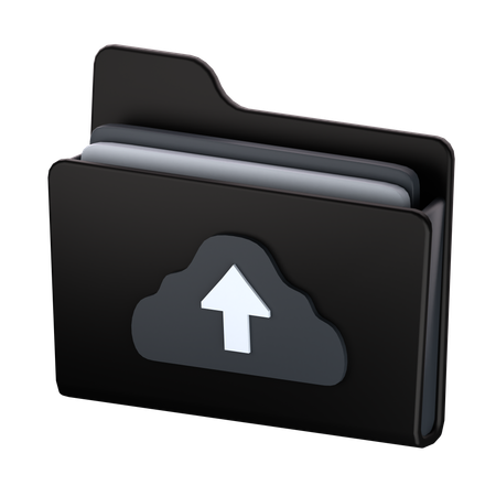 클라우드 폴더  3D Icon