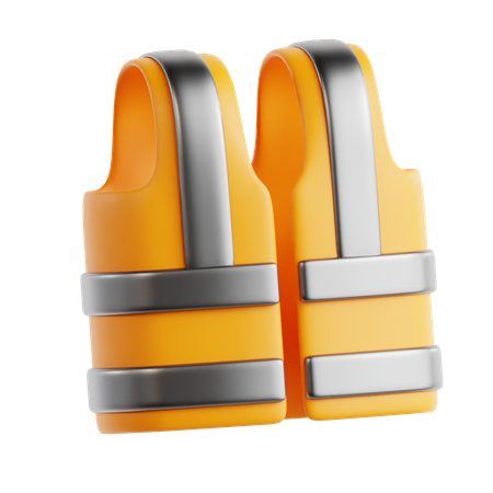안전 조끼  3D Icon
