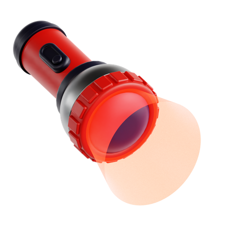 懐中電灯  3D Icon