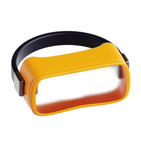 안전 고글  3D Icon