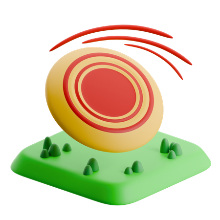 바닥에 소용돌이 무늬가 있는 구체  3D Icon
