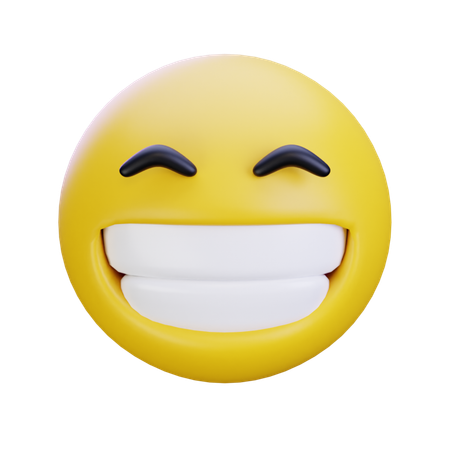 웃는 얼굴 이모티콘  3D Icon