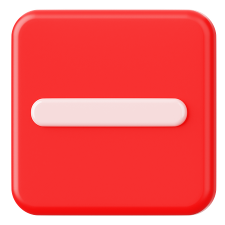 停止  3D Icon