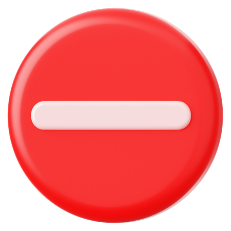 停止  3D Icon