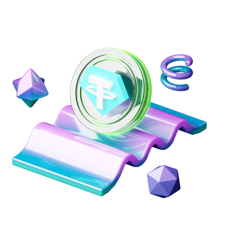 밧줄  3D Icon