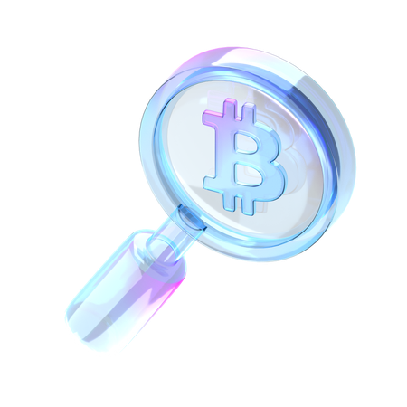 암호화폐 검색  3D Icon