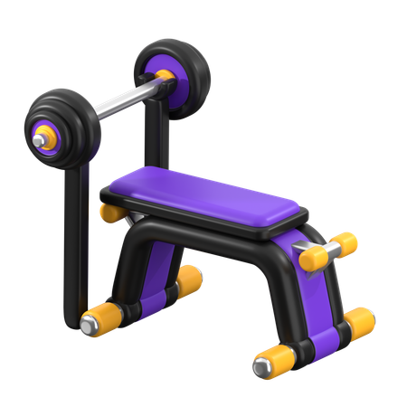 ベンチプレス  3D Icon