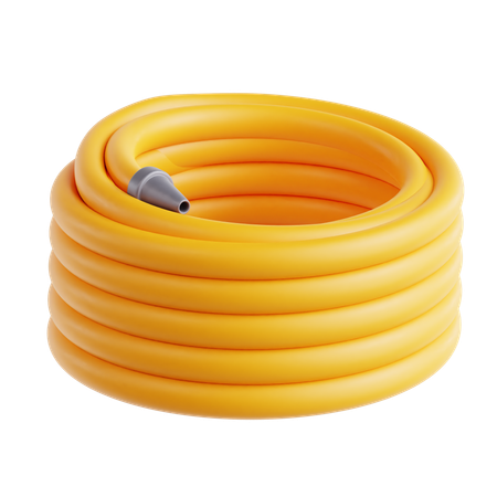 庭のホース  3D Icon