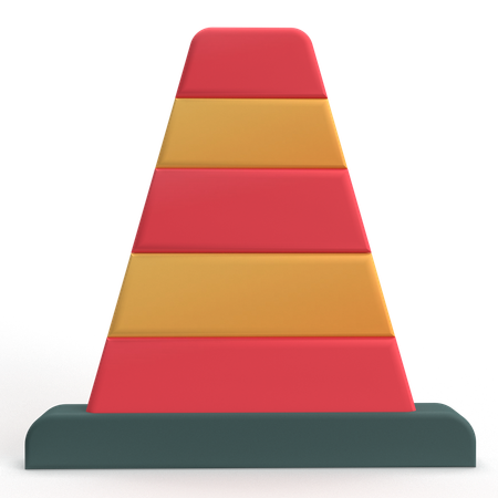 트래픽 콘  3D Icon