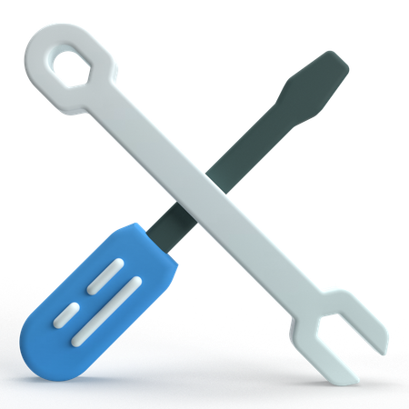 렌치  3D Icon