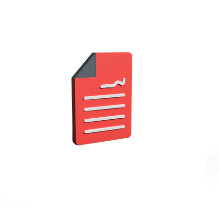 페이지  3D Icon