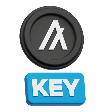 알고랜드 키  3D Icon