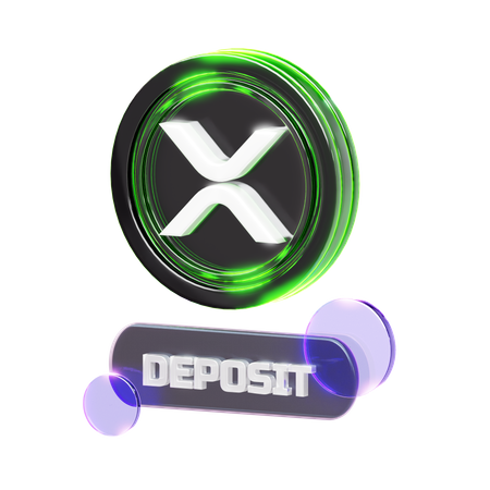 암호화폐 입금  3D Icon