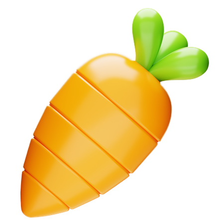 당근  3D Icon
