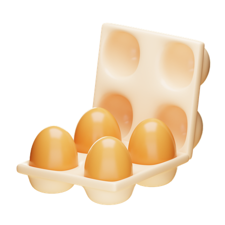 계란  3D Icon