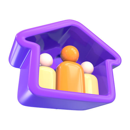 커뮤니티 센터  3D Icon
