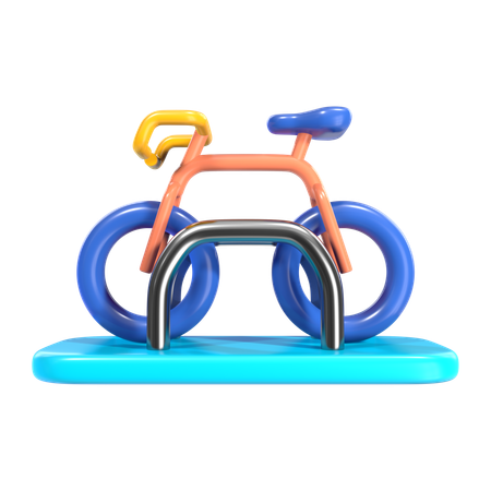 자전거 거치대  3D Icon
