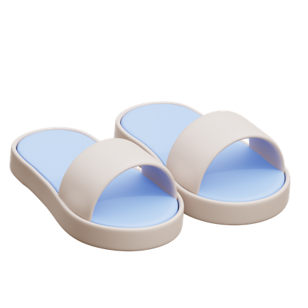 샌들  3D Icon