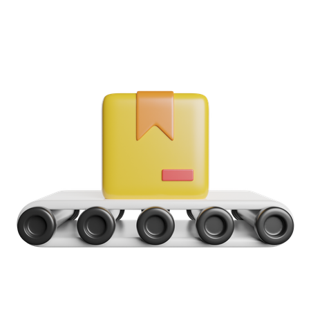컨베이어 벨트  3D Icon