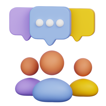 グループ  3D Icon