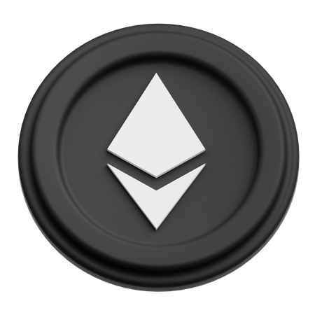 이더리움 코인  3D Icon