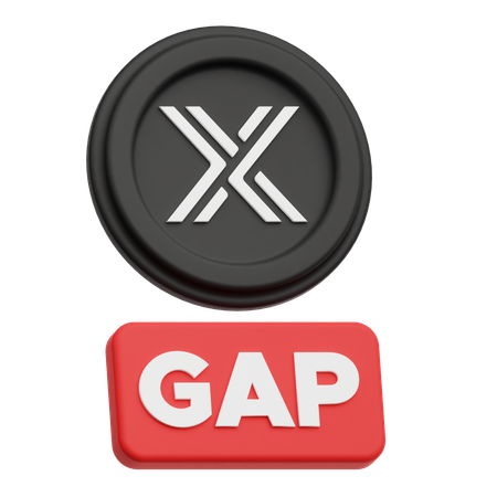 불변의 갭  3D Icon