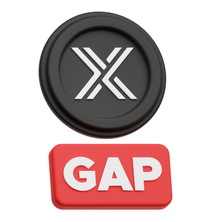 불변의 갭  3D Icon