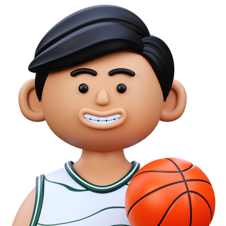 バスケットボール選手  3D Icon