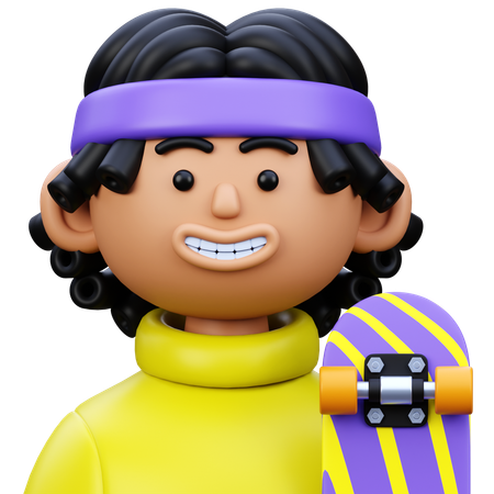 スケーター選手  3D Icon