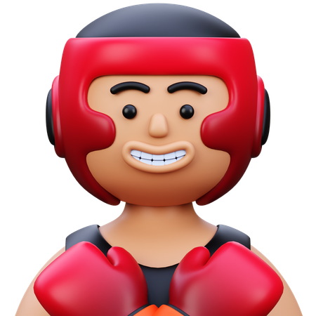 ボクサー選手  3D Icon