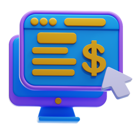 랜딩 페이지  3D Icon