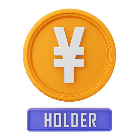 엔화 보유  3D Icon