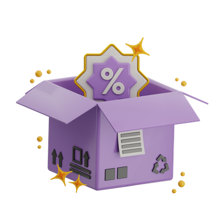 패키지 할인  3D Icon