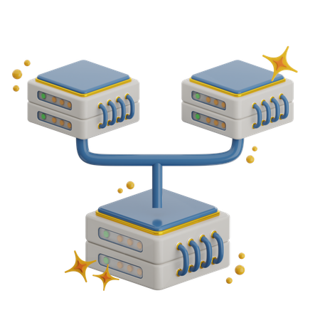 데이터 통합  3D Icon