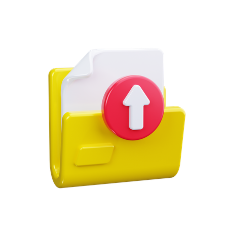 보관 폴더 열기  3D Icon