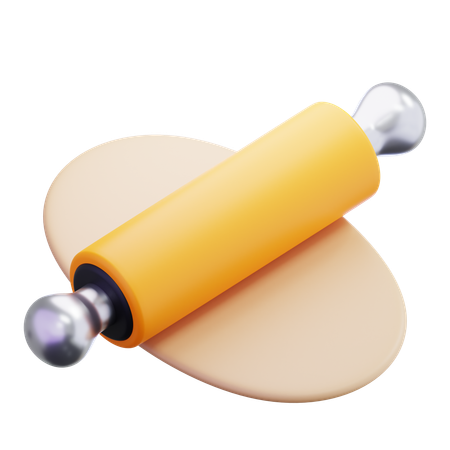국수 방망이  3D Icon