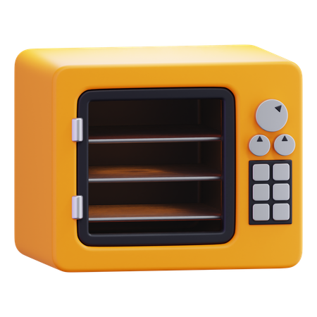 마이크로파  3D Icon