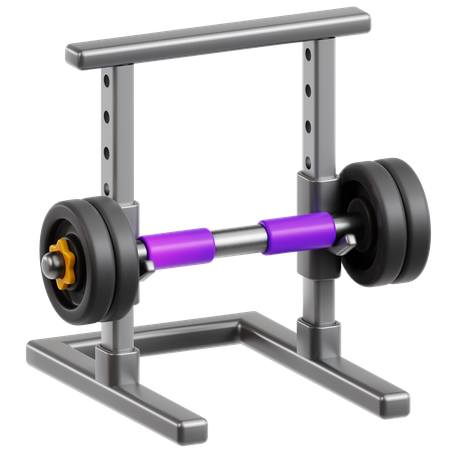 スクワットラック  3D Icon