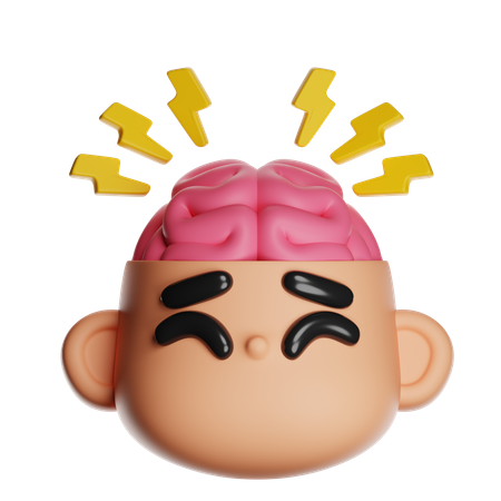 ストレスとメンタルヘルス  3D Icon