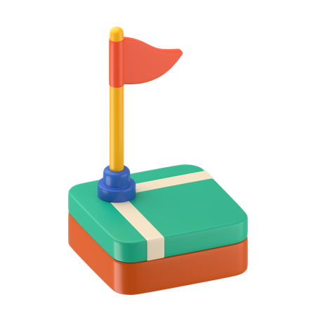 コーナーフラッグ  3D Icon