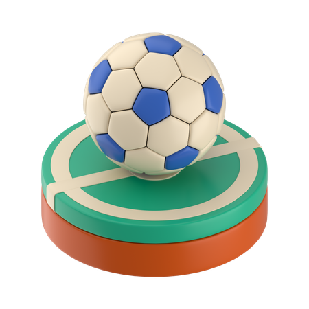 サッカーボール  3D Icon