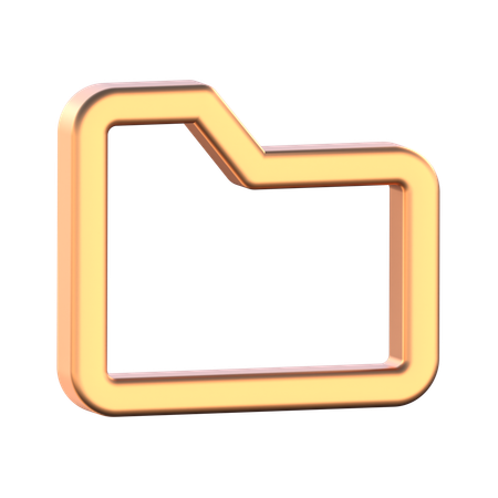 ファイルフォルダ  3D Icon