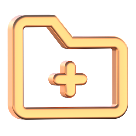 フォルダを追加  3D Icon