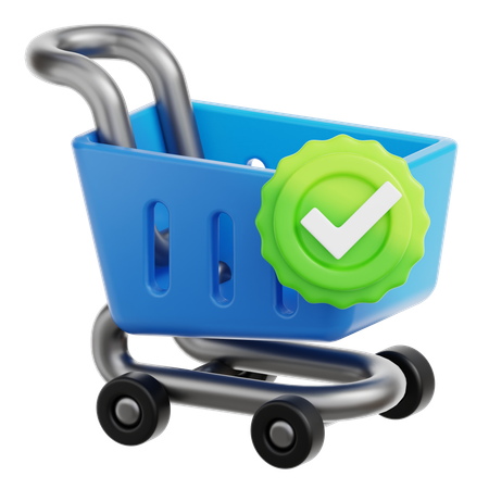チェックアウト成功  3D Icon
