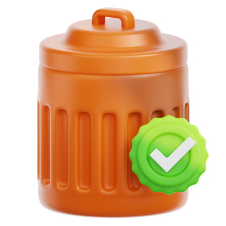 삭제 완료  3D Icon