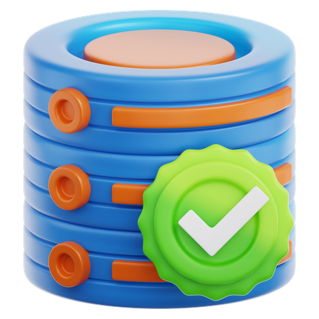 데이터 완료  3D Icon