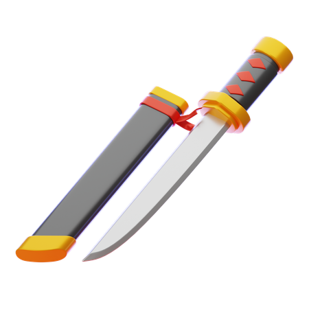 카타나  3D Icon